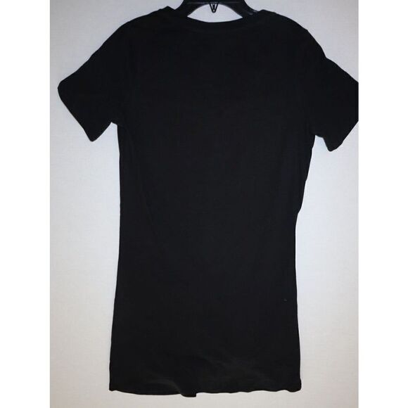 n:philanthropy Women's Sz XS Black Twist Knot Front T-Shirt Dress $138 - Picture 7 of 8